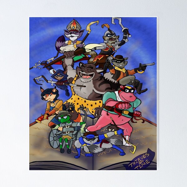 sly cooper - thieves in time  Poster for Sale by VivaHuia