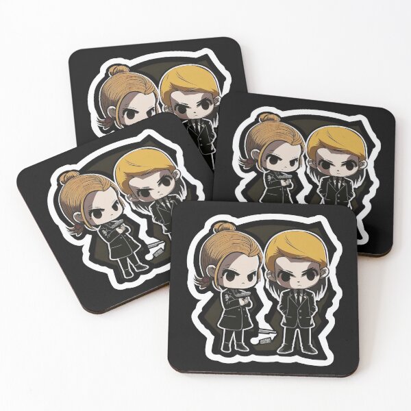 Item preview, Cute Chibi Sis Vs Bro designed and sold by RoboRembrandt.