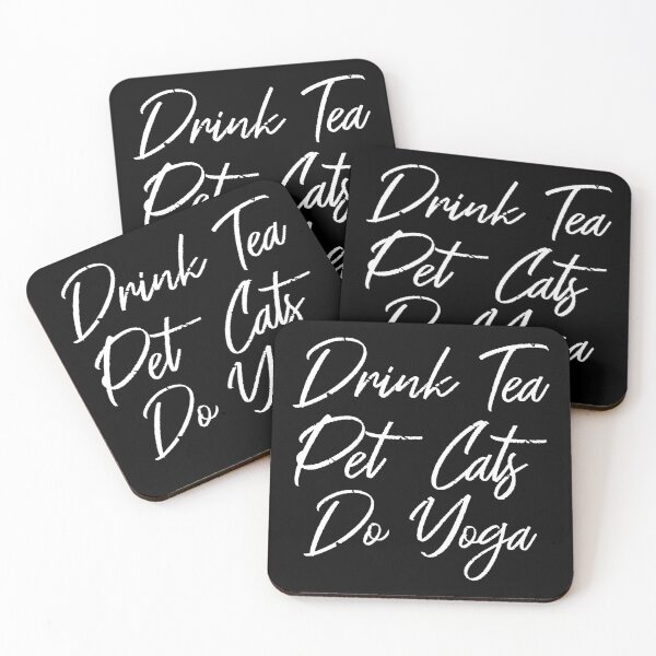Item preview, Drink Tea, Pet Cats, Do Yoga III designed and sold by Lemon Pepper.