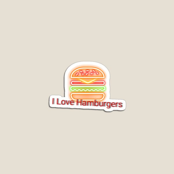 Aperçu de l'œuvre J'adore le design de mes hamburgers créée et vendue par ModernDesigns28.