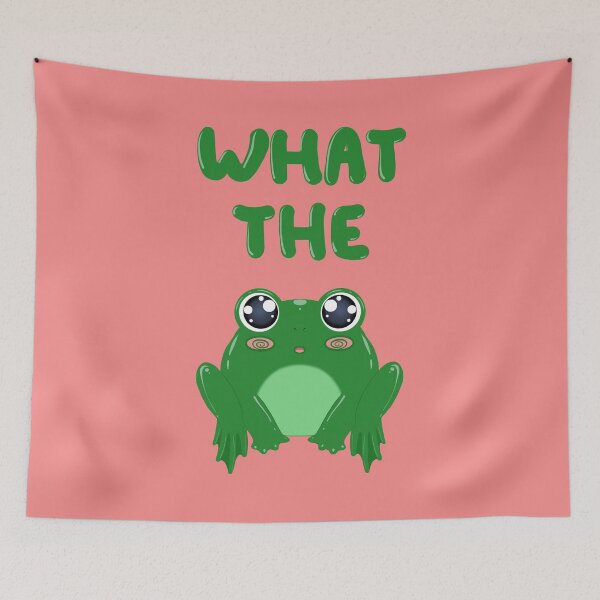 Item preview, What The Frog Shocked Frog (In Pink) designed and sold by Creepy-Cutesie.