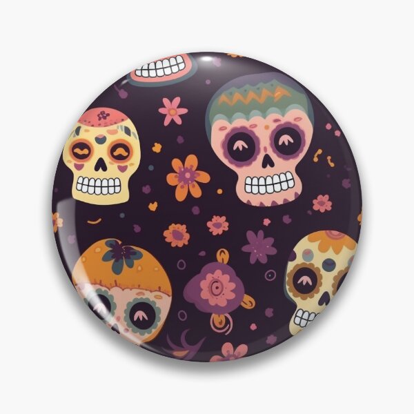 Item preview, Sugar Skull Pattern - Tile 01 designed and sold by AirtGallery.