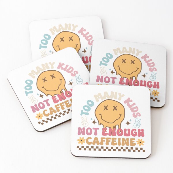 Item preview, Too Many Kids, Not Enough Caffeine - Retro Humor designed and sold by printify.