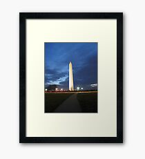 Washington Monument Framed Print