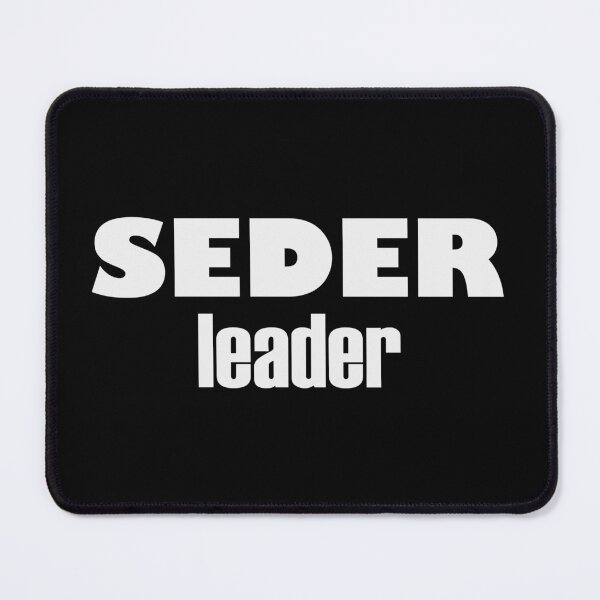 Item preview, Seder leader, Passover (white) designed and sold by EmeraldeaArt.