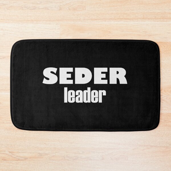 Item preview, Seder leader, Passover (white) designed and sold by EmeraldeaArt.