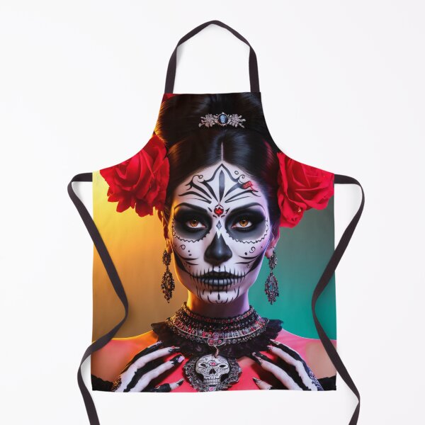 Item preview, Colorful dead woman: Realistic portraits of La Catrina in all its glory designed and sold by ArtCreator2023.