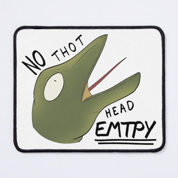 Item preview, No Thot, Head Empty Lizard designed and sold by Woolyarts.