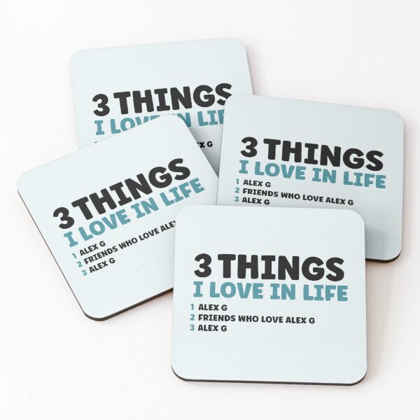Item preview, 3 Things I Love in Life - Alex G   designed and sold by granvold68.