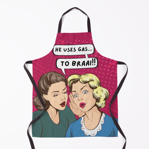 Item preview, Funny South African Vintage Retro Pop Art Style Braai designed and sold by KiffDesigns.