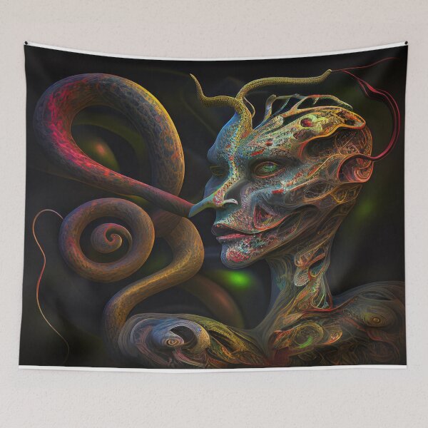 Aperçu de l'œuvre DMT Hyper Alien créée et vendue par Fidel Mehra.
