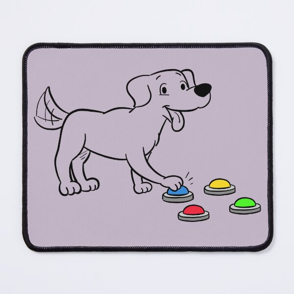 Item preview, Talking dog (buttons) designed and sold by kookycomet.