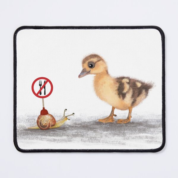 Item preview, Baby duck and a snail designed and sold by Fionna Bottema.