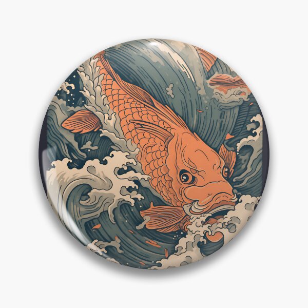 Item preview, Ukiyo-e Fish designed and sold by TheSamuraiCat.