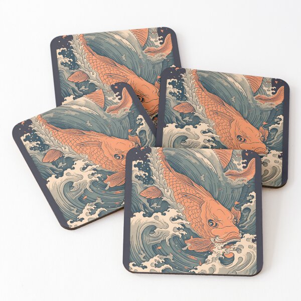 Item preview, Ukiyo-e Fish designed and sold by TheSamuraiCat.