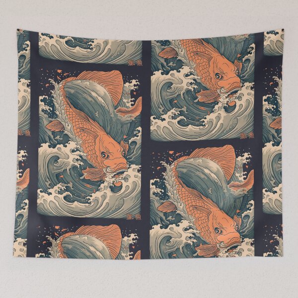 Item preview, Ukiyo-e Fish designed and sold by TheSamuraiCat.