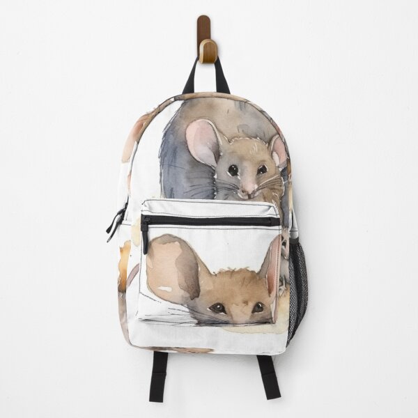 Item preview, Watercolor wash mouse family designed and sold by Matt's Artificial Nature.