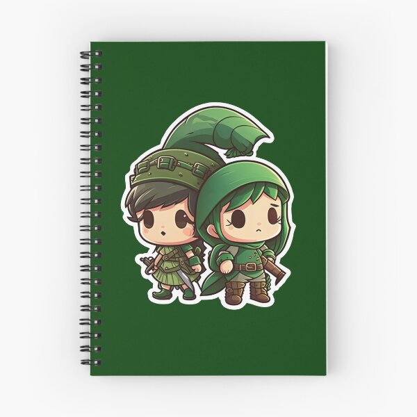 Item preview, Cute Chibi Sis Vs Bro Adventurers designed and sold by RoboRembrandt.