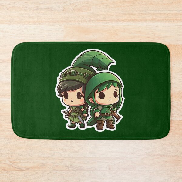 Item preview, Cute Chibi Sis Vs Bro Adventurers designed and sold by RoboRembrandt.