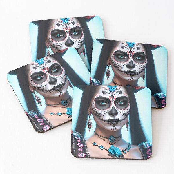 Item preview, La Catrina in Color: Realistic Portraits of the Goddess of Death designed and sold by ArtCreator2023.