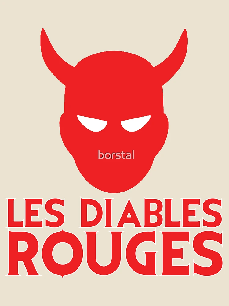 Thumbnail 4 von 4, Locker geschnittenes T-Shirt, Les Diables Rouges designt und verkauft von borstal.