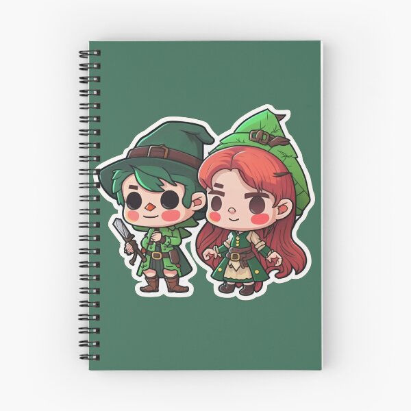 Item preview, Cute Chibi Sis Vs Bro Adventurers designed and sold by RoboRembrandt.