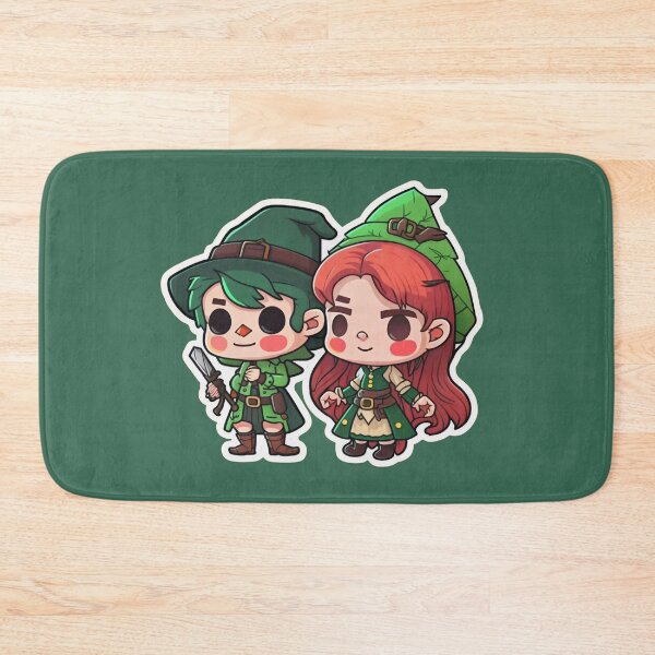 Item preview, Cute Chibi Sis Vs Bro Adventurers designed and sold by RoboRembrandt.