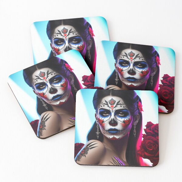 Item preview, Colorful Symbol of Death: Realistic La Catrina Portraits designed and sold by ArtCreator2023.
