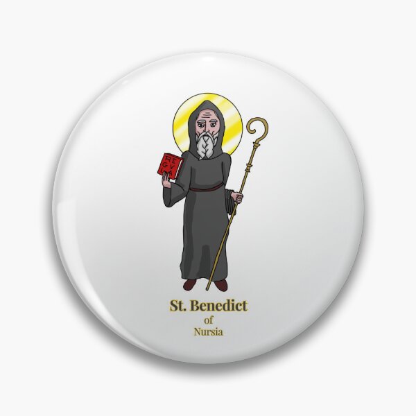 Item preview, Saint Benedict Catholic Sticker designed and sold by Catholicguy.