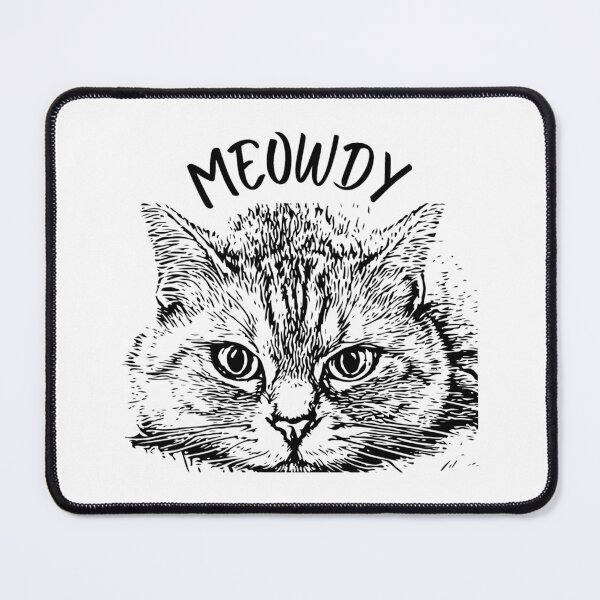 Item preview, Meowdy  lazy cat designed and sold by authenticwords.