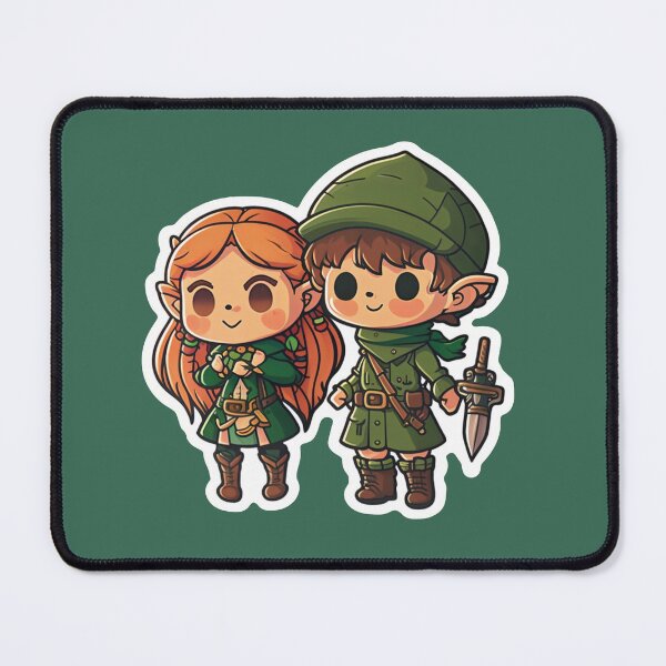 Item preview, Cute Chibi Sis Vs Bro Adventurers designed and sold by RoboRembrandt.