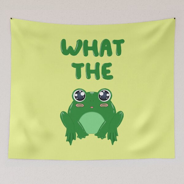 Item preview, What The Frog Shocked Frog (In Yellow) designed and sold by Creepy-Cutesie.