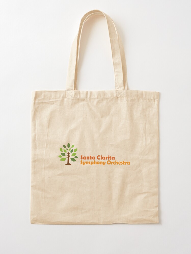 Thumbnail 2 of 5, Tote Bag, Santa Clarita Symphony Orchestra - horizontal logo designed and sold by scsorchestra.