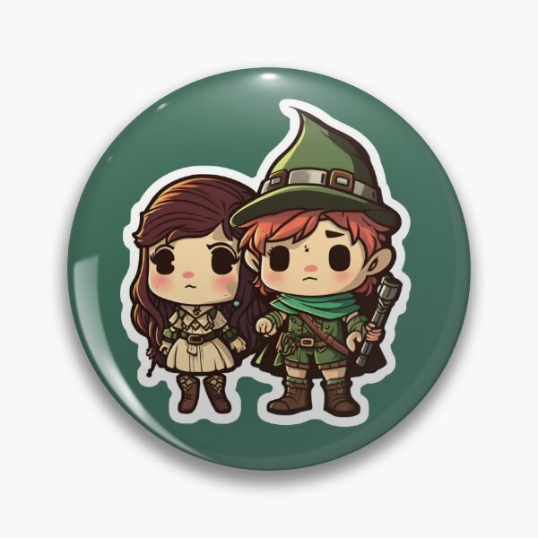 Item preview, Cute Chibi Sis Vs Bro Adventurers designed and sold by RoboRembrandt.