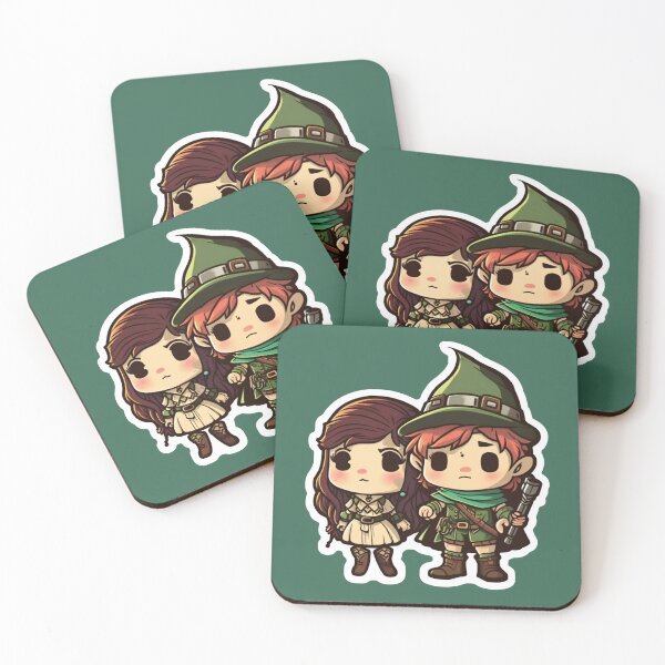Item preview, Cute Chibi Sis Vs Bro Adventurers designed and sold by RoboRembrandt.