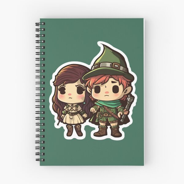 Item preview, Cute Chibi Sis Vs Bro Adventurers designed and sold by RoboRembrandt.