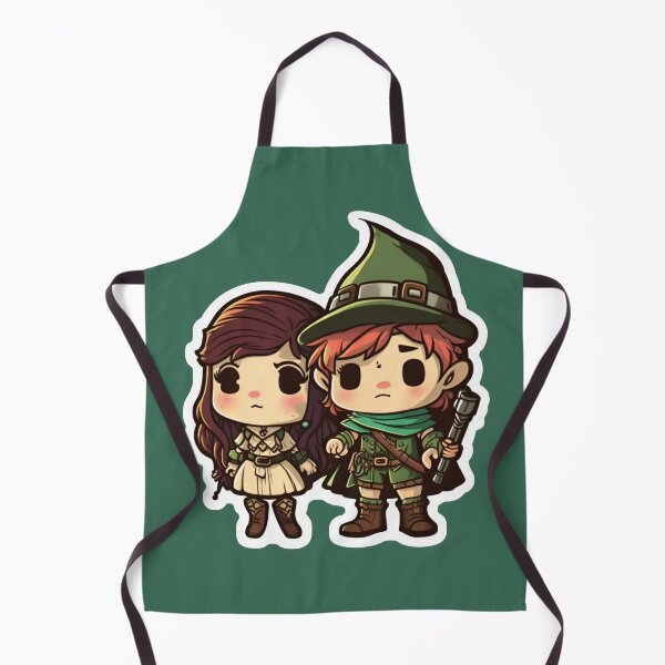 Item preview, Cute Chibi Sis Vs Bro Adventurers designed and sold by RoboRembrandt.