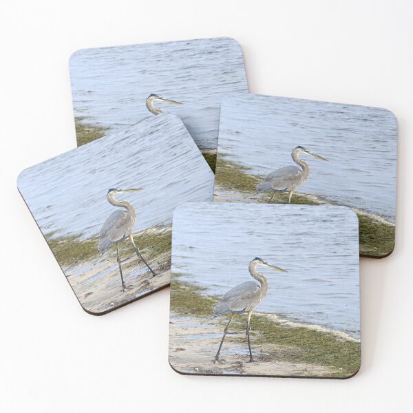 Item preview, Heron at the Beach designed and sold by TinyDinoDesigns.