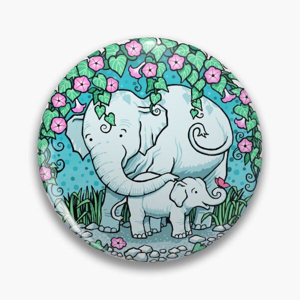 Item preview, Elephant Hideaway (Pink) designed and sold by Deborah Kindred.