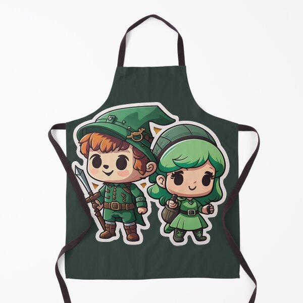 Item preview, Cute Chibi Sis Vs Bro Adventurers designed and sold by RoboRembrandt.