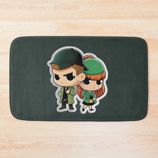 Item preview, Cute Chibi Sis Vs Bro Detectives designed and sold by RoboRembrandt.