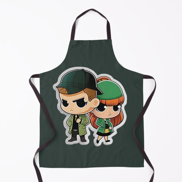 Item preview, Cute Chibi Sis Vs Bro Detectives designed and sold by RoboRembrandt.