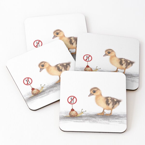 Item preview, Baby duck and a snail designed and sold by Fionna Bottema.