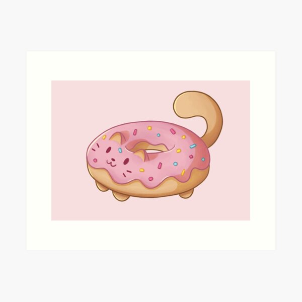 Donut Cat Lámina artística