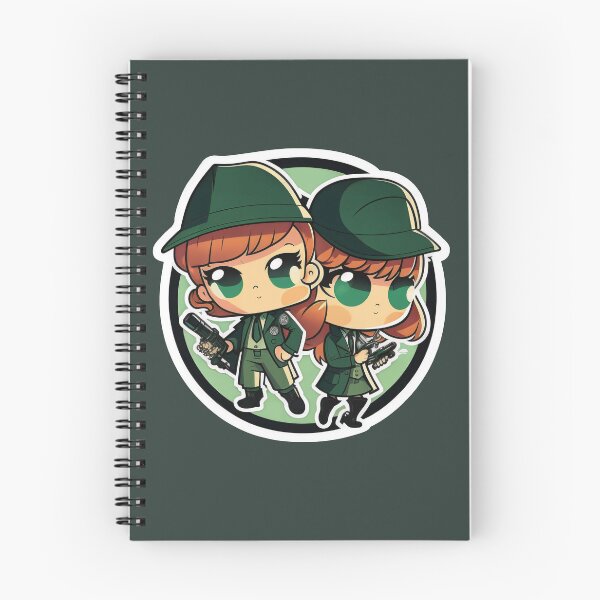 Item preview, Cute Chibi Sis Vs Bro Detectives designed and sold by RoboRembrandt.