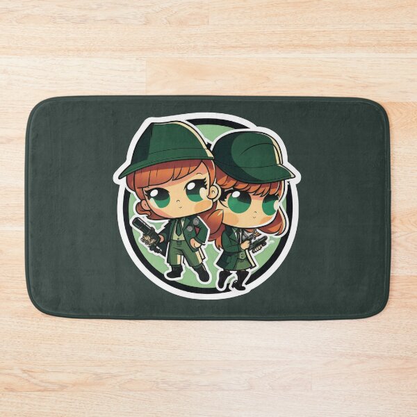Item preview, Cute Chibi Sis Vs Bro Detectives designed and sold by RoboRembrandt.