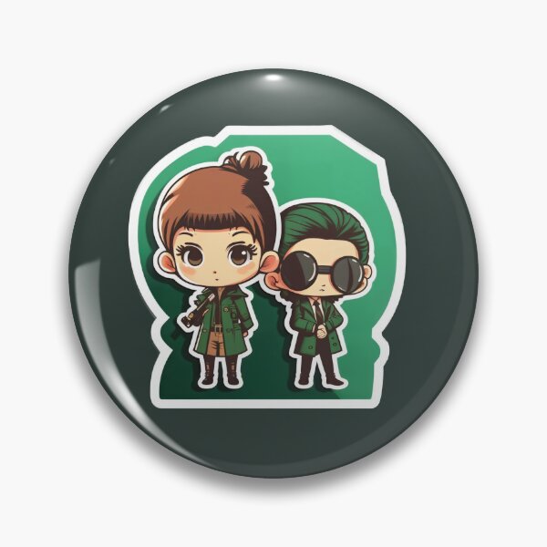 Item preview, Cute Chibi Sis Vs Bro Detectives designed and sold by RoboRembrandt.