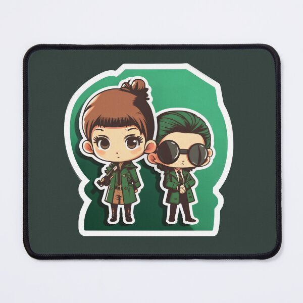 Item preview, Cute Chibi Sis Vs Bro Detectives designed and sold by RoboRembrandt.
