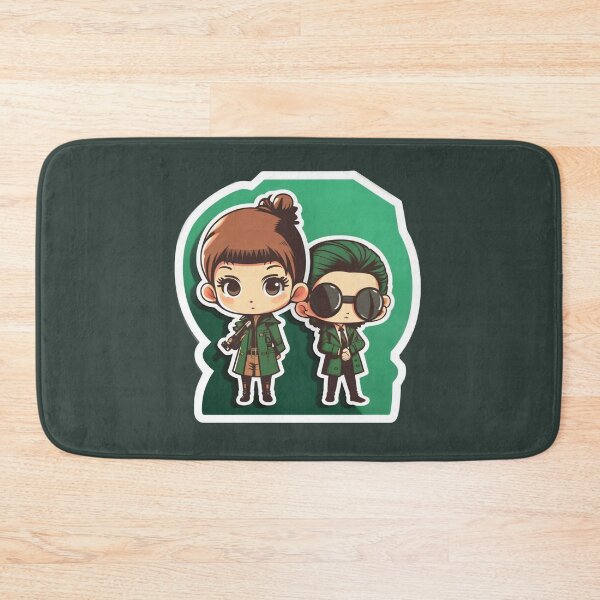 Item preview, Cute Chibi Sis Vs Bro Detectives designed and sold by RoboRembrandt.