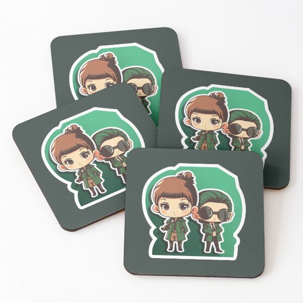 Item preview, Cute Chibi Sis Vs Bro Detectives designed and sold by RoboRembrandt.